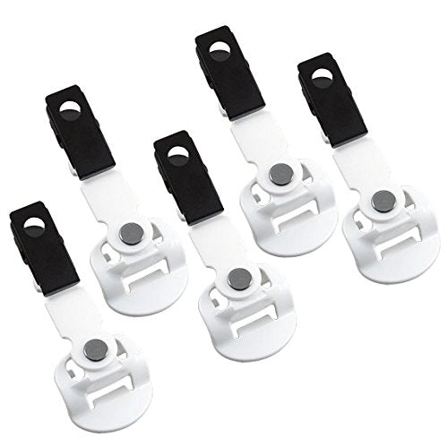 Box Of 5: White Universal Clip For Vocera Communications Badge B3000. 230-01985
