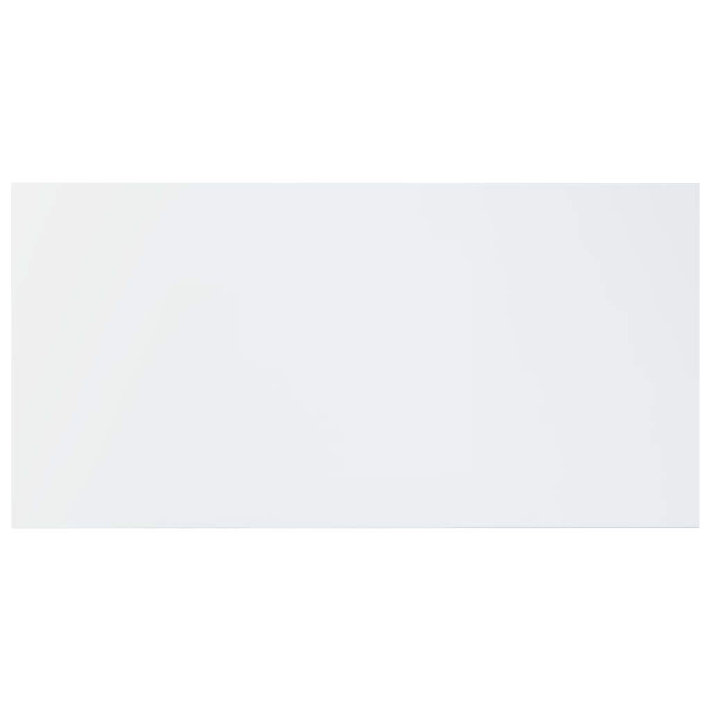 vidaXL White High-Gloss Bookshelf Boards, Replacement Engineered Wood Panels, 31.5&quot;x15.7&quot;x0.6&quot;, Home or Office Storage Solution - Add-on/Replace - Pack of 8