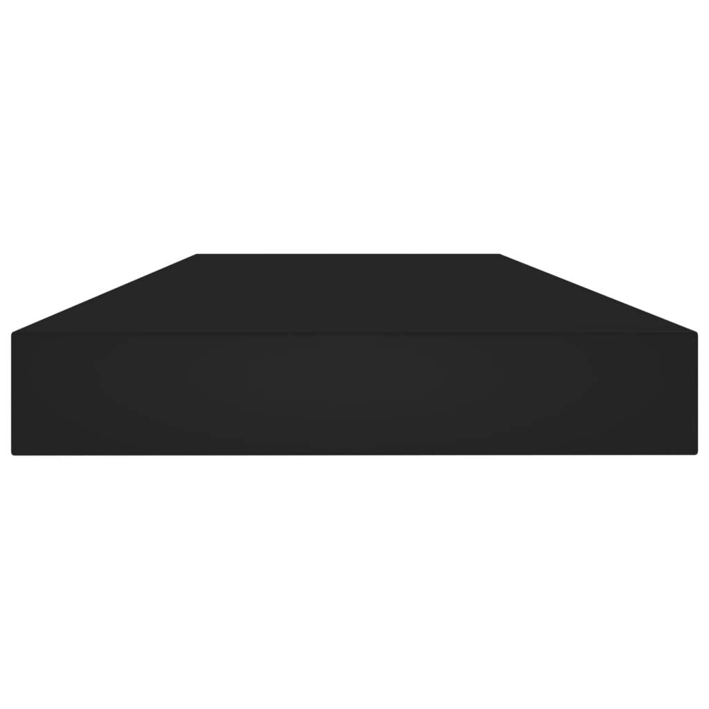 Bookshelf Boards -SKM Bookshelf Boards 4 pcs Black 31.5&quot;x3.9&quot;x0.6&quot; Chipboard