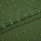 Koufall Dark Green Curtains 63 Inch Length For Living Room,Sheer Curtains For Bedroom 63 Inches Long,Olive Green