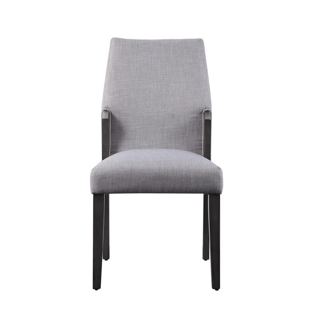 Acme Bernice Side Chair (Set of 2) in Gray Oak
