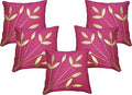 Decor India Cushion Cover Set Of 5 Home Decorative Polyester Throw Pillow Covers For Sofa, Living Room & Bedroom 12X12 Inch Case