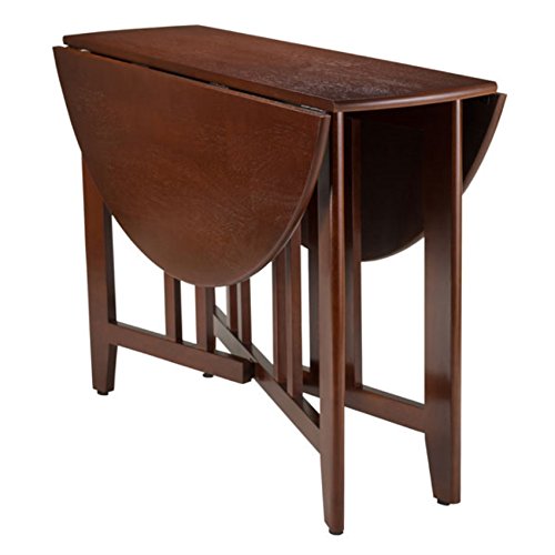 Ergode Wood Perrone High Table Set | Expandable Dining Solution | 2 Stools | Walnut Finish | Space-Saving | 160lbs Weight Limit (94565-VV)