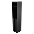 Kingston Brass CC5000 Markus Freestanding Toilet Paper Holder with Roll Storage, Matte Black