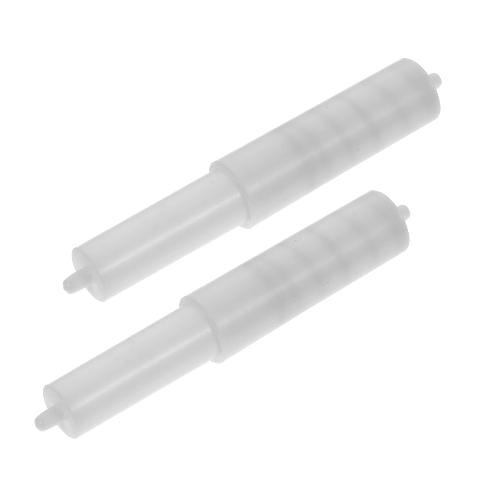 Toilet Paper Roller 2 Pack White Toilet Paper Holder Roller Spindle Replacement Rod Plastic Spring Loaded Paper Box Roller Roll 