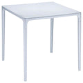 Compamia Mango 28 Square Patio Dining Table in Gray, Commercial Grade