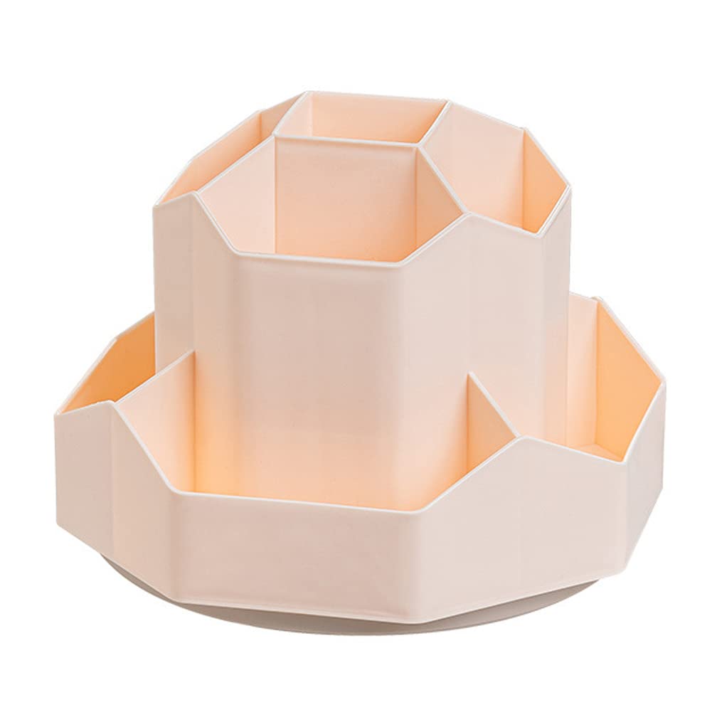 Kaileyouxiangongsi Rotating Art Supply Storage Organizer,Pencil Holder With 9 Compartment, Pen Storage Organizer, For Kids Art D