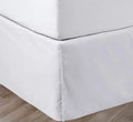 Sgi Bedding 21 Inch Drop Bed Skirt Queen Size With Platform To Stay In Place Elegant Pleated Design With Split Corners Wrinkle R