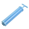 Hosrivae Vacuum Pump Storage Bags, Blue Suction Extractor Space Saving Clothes Compression, Portable Hand Pump Wardrobe Organiza