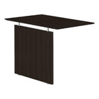 Safco Products MNBDGLDC Medina Desk, 48-1/2", Mocha Laminate