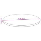vidaXL Bamboo Table Top 27.6"x27.6"x1", Natural Material, Versatile Use for Bar, Coffee or Side Tables, Easy to Clean, Unique Grain Pattern
