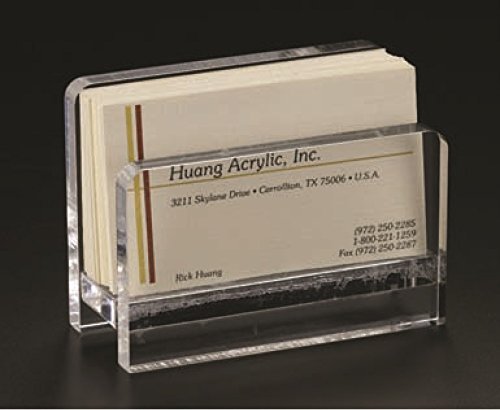 Acrylic Lucite Clear Business Card Stand