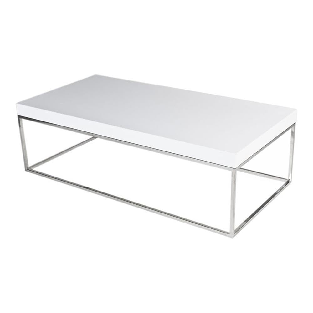 Pangea Home Fred Coffee Table, White