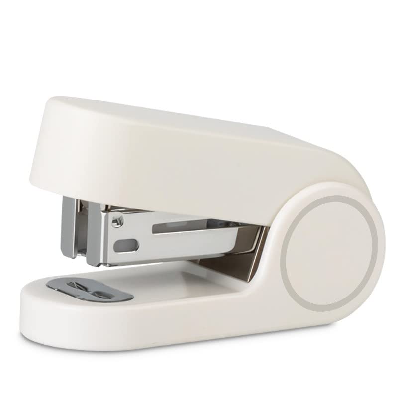 White Color Mini Stapler With 830 Staples,20 Sheet Office Desktop Stapler,Small Cute Compact Travel Size Stapler For Students &