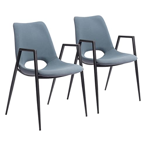 Zuo Desi Dining Chair Blue