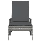 vidaXL Modern Patio Table – Anthracite Steel Lounge Set, Slatted Design, Square Shape, Outdoor Garden Coffee Table