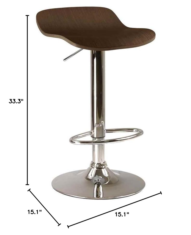 Winsome Spectrum Stool, Medium, Black