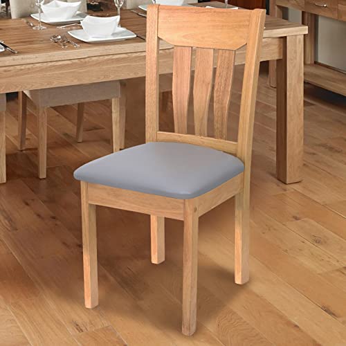 Sonnach Waterproof Chair Seat Cover For Dining Room Chairs Removable Washable Upholstered Chair Seat Protectors Water Resistant Decorative Chair Cushion Slipcovers (Grey, 4)