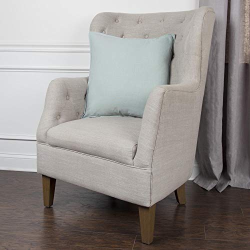 Rizzy Home T3427A Decorative Pillow, 20&quot; x 20&quot;, Aqua