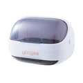 LUVINA Wall Mounted Soap Box with Lid, Waterproof Cover, Drain Tray for Bathroom Bathroom & Kitchen No Drilling