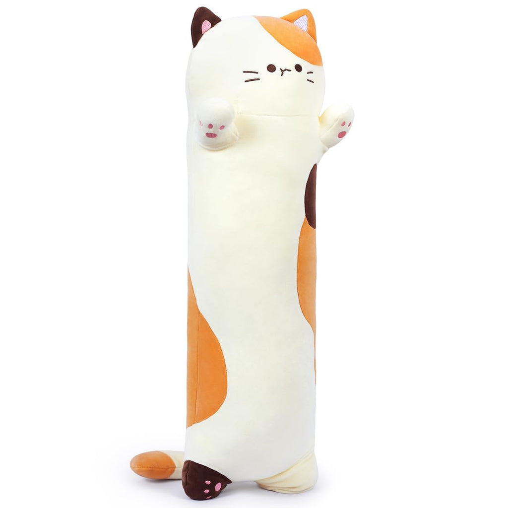 Miaohaha Long Plush Toy Cat Pillow Cute Plush Cat Toy Doll Stuffed Animal Cat Hugging Pillow For Sleeping Gift For Kids And Girl