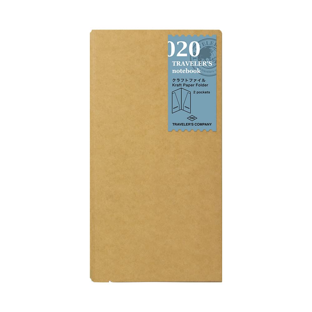 Designphil Traveler'S Notebook Refill Kraft File, Regular Size 14332006