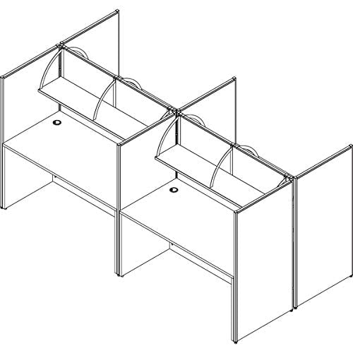 Lorell Essentials Rectangular Desk Shell