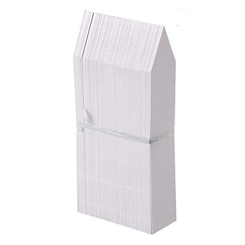 Kinglake 100 Pcs 4 Inch Plastic Plant Nursery Garden Labels Pot Marker Garden Stake Tags White