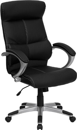 Flash Furniture High Back Black Leather Executive Swivel Office Chair