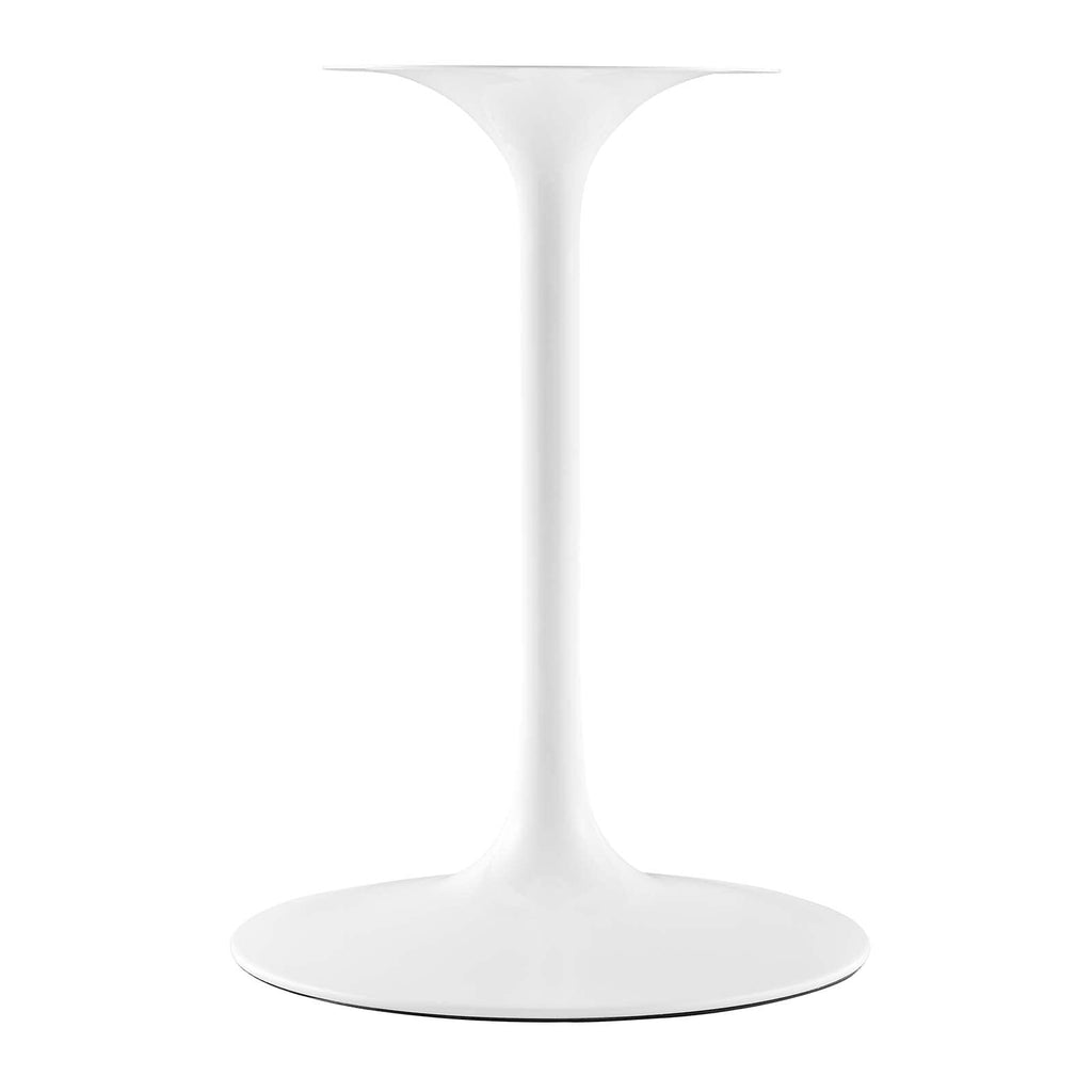 Modway Lippa 48" Mid-Century Modern Dining Table with Oval Top in Walnut