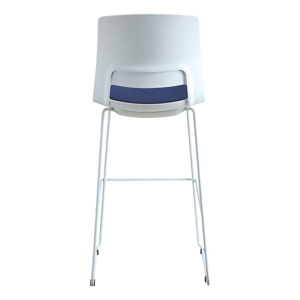 Lorell Artic Series Blue/White Bar Stool (Pack Of 2)