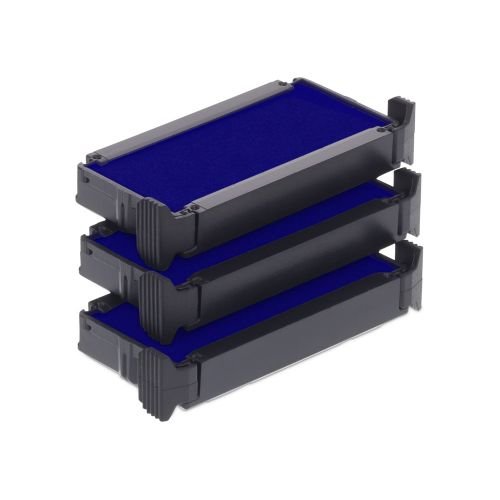 Trodat Replacement Ink Cartridge 6/4911 - Pack Of 3 Color Blue