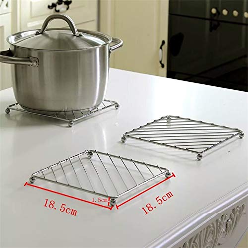Puno Stainless Steel Kitchen Hot Mat(1 Piece)/Hot Utensil Stand/Hot Mats For Dining Table/Hot Pot Stand/Hot Mat For Kitchen