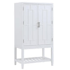 Comfort Pointe Milano 60-inch White Wood 2-Door Modern Bar Cabinet with Pull-Out Tray
