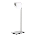KES Freestanding Toilet Paper Holder Stand Bathroom Toilet Paper Storage Stainless Steel Brushed Steel, BPH286S1A-2