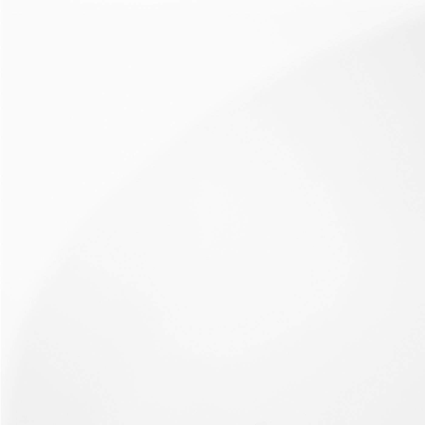 Monarch 36 by 48-Inch Dining Table, White Glossy / Chrome Metal