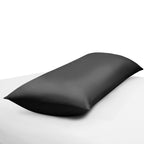 Ersmak Satin Body Pillow Cover, 20X54 Inches Black Ultra Soft Satin Body Pillow Case For Hair And Skin, Silky Slip Cooling Long