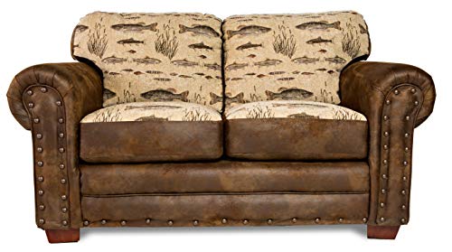 American Furniture Classics Model Angler's Cove loveseat, Brown