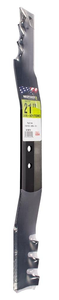 Maxpower 331387Xb Commercial Mulching Blade For 21 In. Cut Toro, Exmark, Lawn Boy Mowers Replaces Oem #'S 108-0954-03, 116-4500,