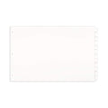 Single Set 11X17 White 12 Tab Index Dividers Standard Length With Holes