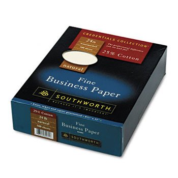 Southworth Fine Business Paper Paper,25%Cot,24#,Ltr,Nl (Pack Of3)