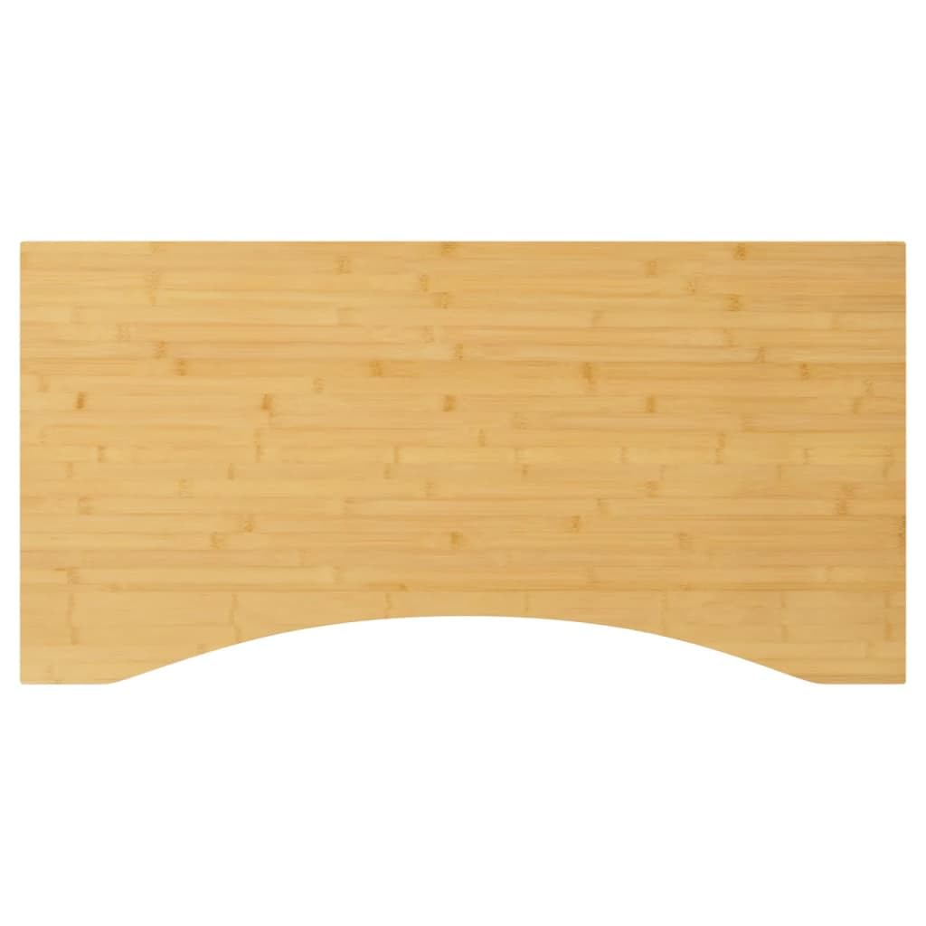 vidaXL Bamboo Desk Top 43.3&quot;x21.7&quot;x1&quot; - Strong Durable Natural Material, Excellent Support for Home Office Supplies, Versatile Use, Easy-to-Clean Surface.