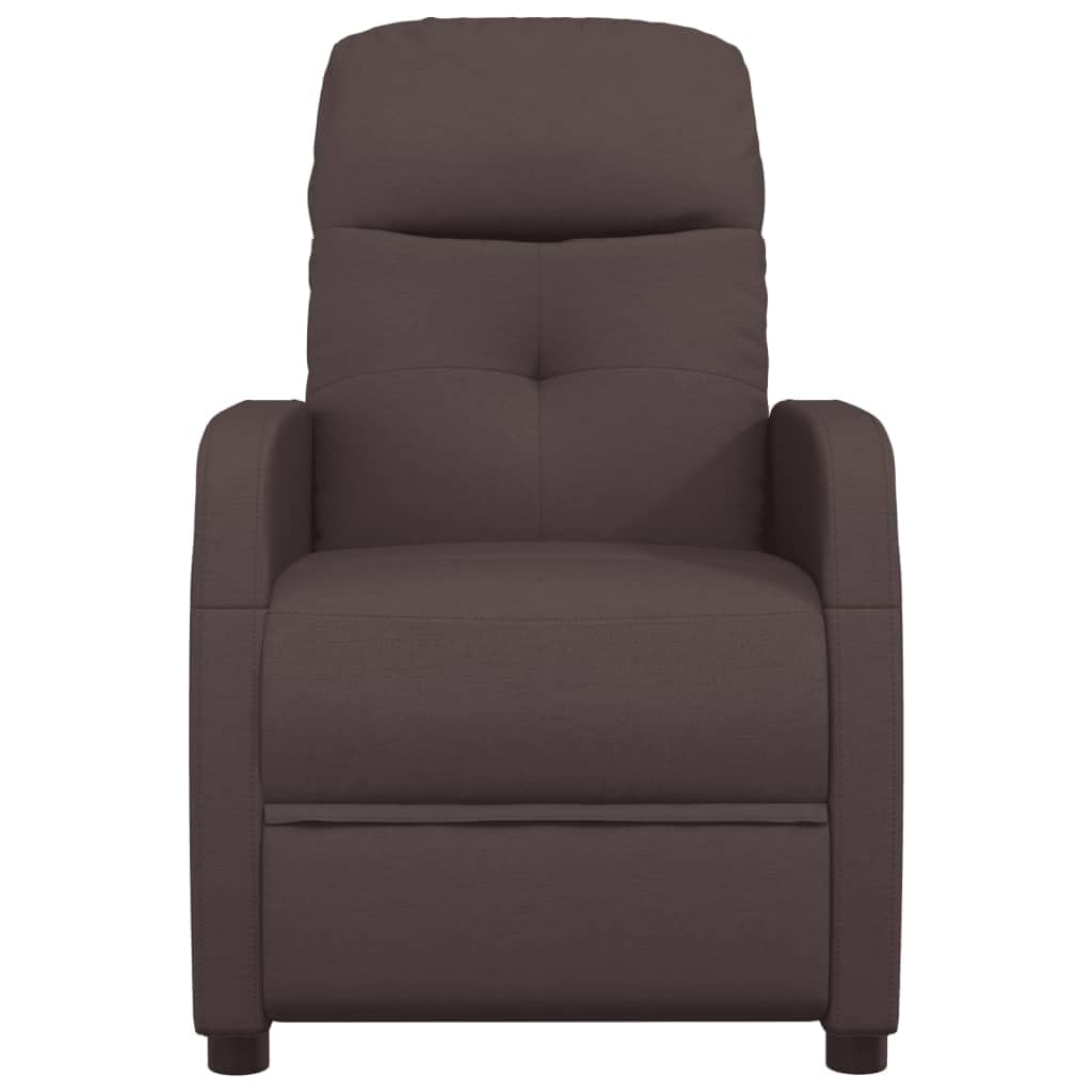 Recliner Dark Brown Fabric