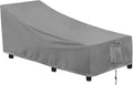 Outdoorlines Outdoor Waterproof Patio Chaise Lounge Chair Cover - Uv Resistant Lounger Covers Heavy Duty Weatherproof Patio Sofa Furniture Covers, 1 Pack, 68Wx30Dx30H Inches, Gray