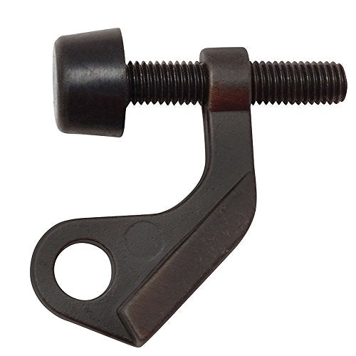 10 Pack - Designers Impressions Oil Rubbed Bronze Heavy Duty Door Guard Hinge Pin Adjustable Door Stop : 8005
