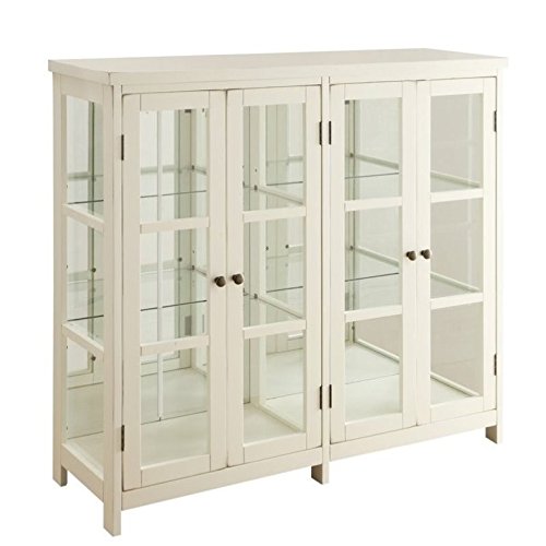 Coaster Home Furnishings Sable 4-Door Display Accent Cabinet White