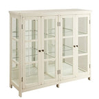 Coaster Home Furnishings Sable 4-Door Display Accent Cabinet White