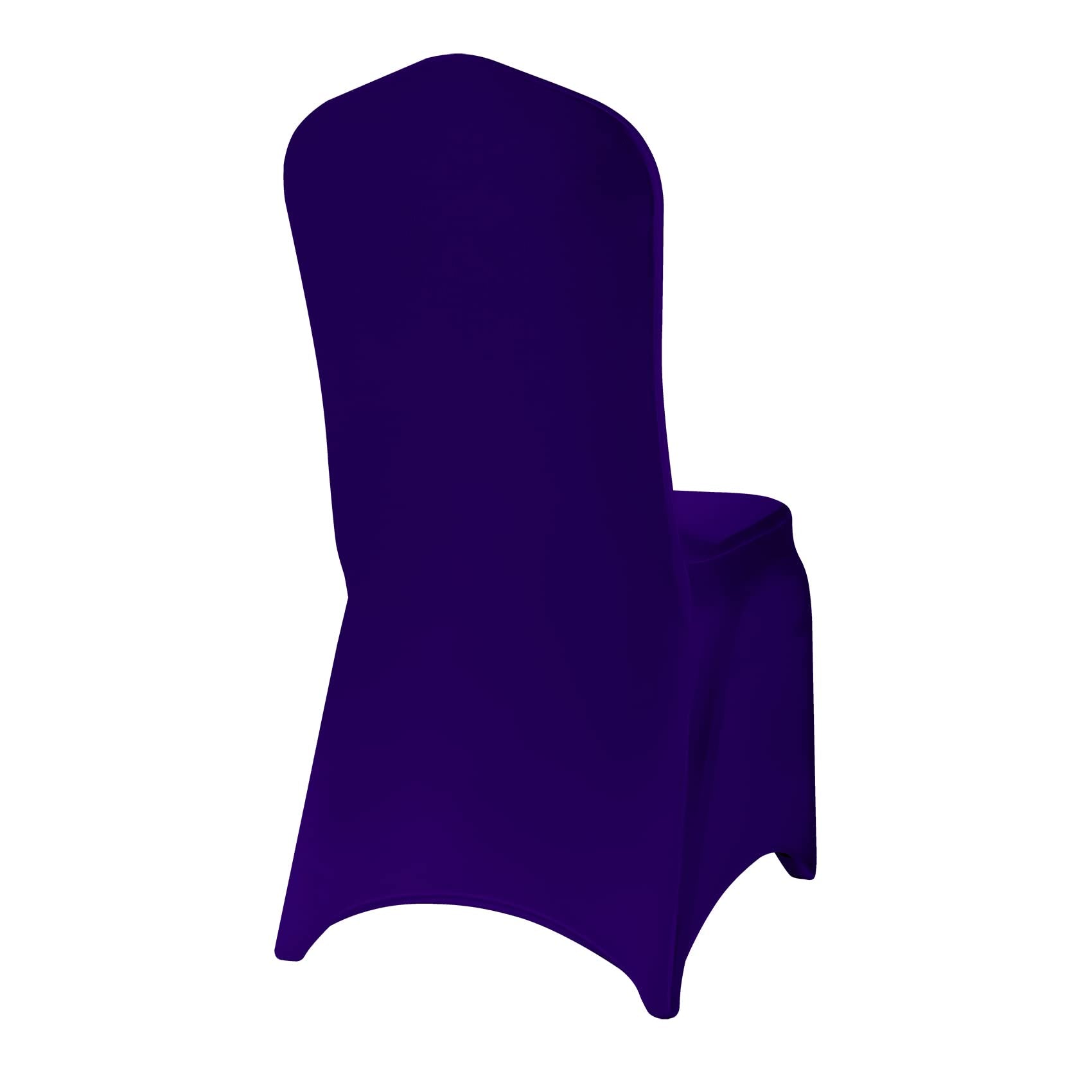 Algaiety Spandex Chair Cover,25Pcs,Chair Covers,Living Room Chair Covers,Removable Chair Cover Washable Protector Stretch Chair Cover For Party, Banquet,Wedding Event,Hotel(Purple)
