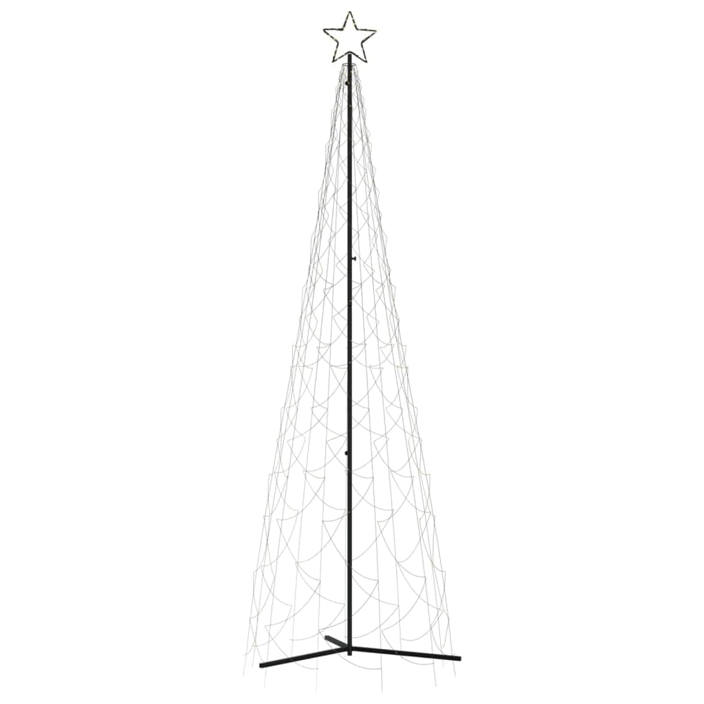vidaXL Christmas Cone Tree Warm White 500 LEDs 39.4&quot;x118.1&quot;