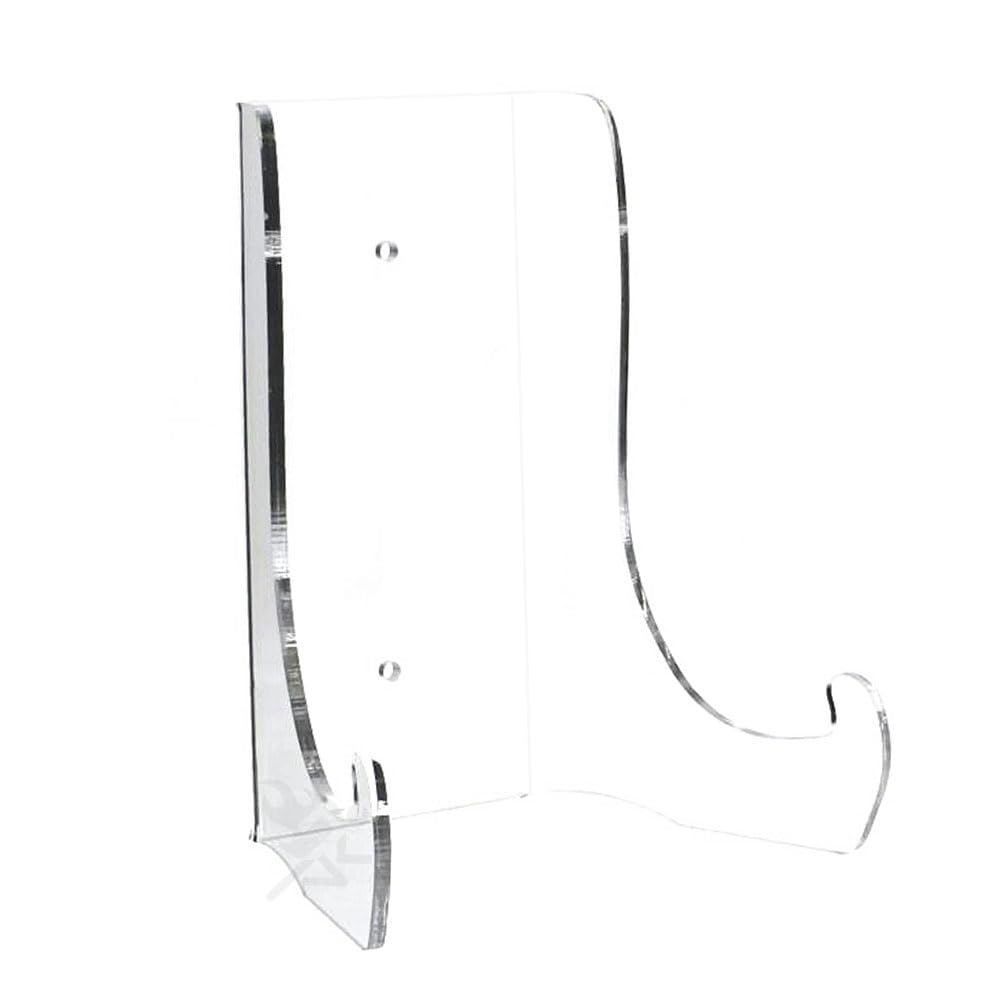 OnFireGuy Heavy Duty Plate Display Stand | 9-inch Clear Acrylic Easel for 10 - 15 Diameter Plates Photo Frames Books Plaques